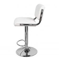 Kayoom Chaises de bar Midnight II (lot de 2) - Imitation cuir / Métal - Chrome - Blanc 12 Kayoom Chaises de bar Midnight II (lot de 2) - Imitation cuir / Métal - Chrome - Blanc -ÉcoMaison Soldes 1000214197 200529 06043700149 DETAILS P000000001000214197