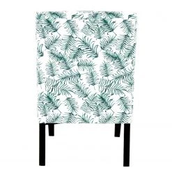 Kayoom Chaises capitonnées Indira I - Tissu / Hêtre massif - Noir / Vert et blanc -ÉcoMaison Soldes 1000214215 200529 06061500278 DETAILS P000000001000214215