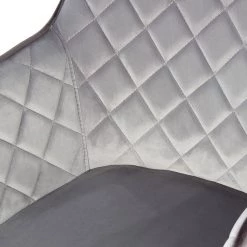 Kayoom Chaise à accoudoirs Amino - Velours / Acier - Gris / Doré 13 Kayoom Chaise à accoudoirs Amino - Velours / Acier - Gris / Doré -ÉcoMaison Soldes 1000214226 200529 06073400374 DETAILS P000000001000214226