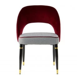 Kayoom Chaises capitonnées Courtney (lot de 2) - Velours / Partiellement en eucalyptus massif - Rouge / Doré 9 Kayoom Chaises capitonnées Courtney (lot de 2) - Velours / Partiellement en eucalyptus massif - Rouge / Doré -ÉcoMaison Soldes 1000214237 200529 06084400465 DETAILS P000000001000214237