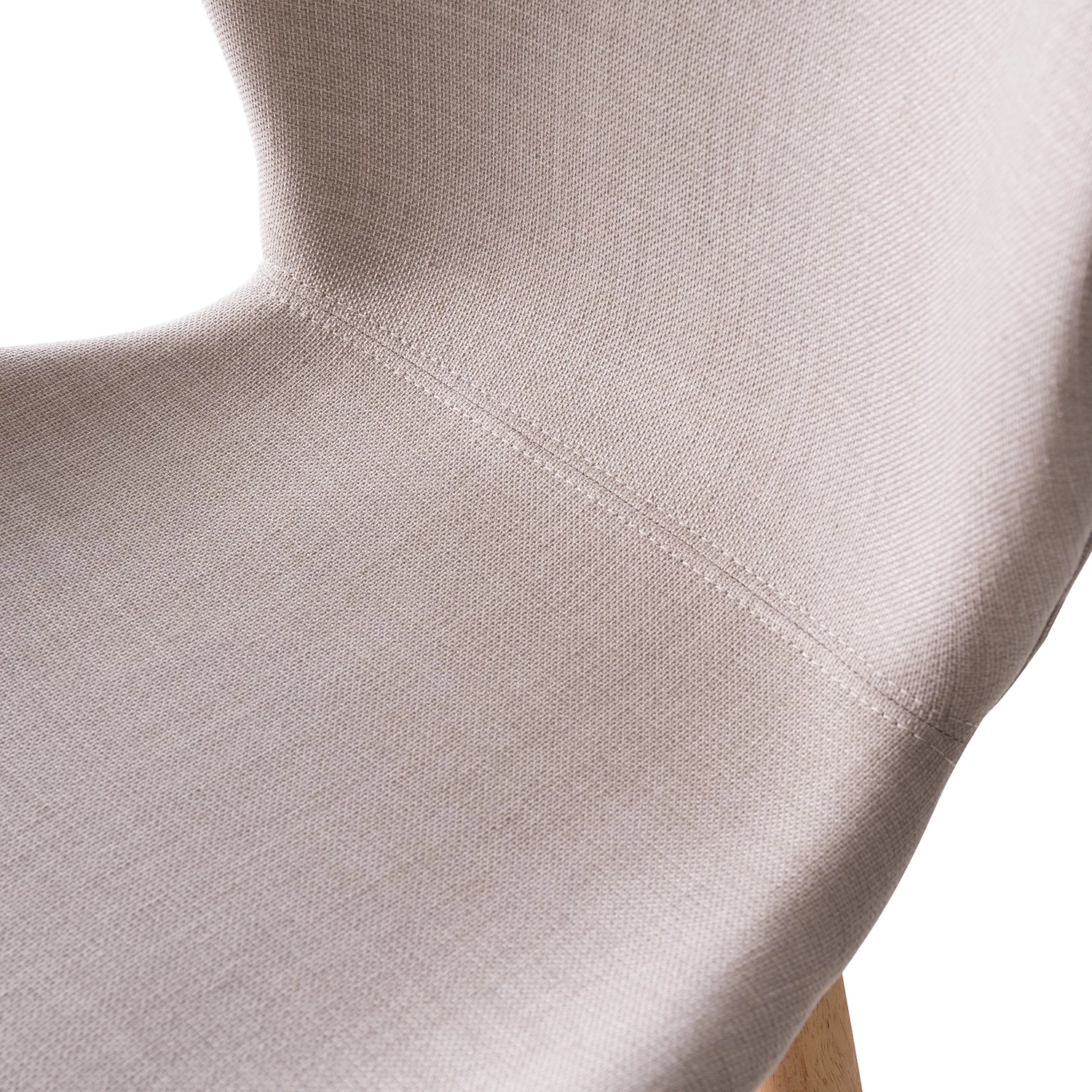 Mørteens Chaises de bar Livaras (lot de 2) - Hévéa massif - Hévéa - Tissu Radis: Crème 7 Mørteens Chaises de bar Livaras (lot de 2) - Hévéa massif - Hévéa - Tissu Radis: Crème – Image 7