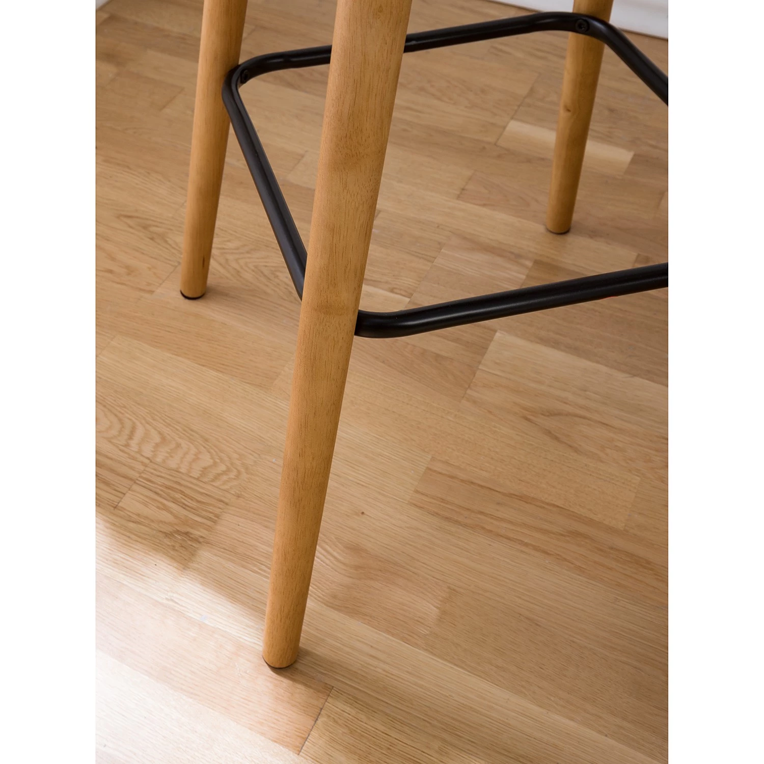 Mørteens Chaises de bar Livaras (lot de 2) - Hévéa massif - Hévéa - Tissu Radis: Crème 17 Mørteens Chaises de bar Livaras (lot de 2) - Hévéa massif - Hévéa - Tissu Radis: Crème – Image 17