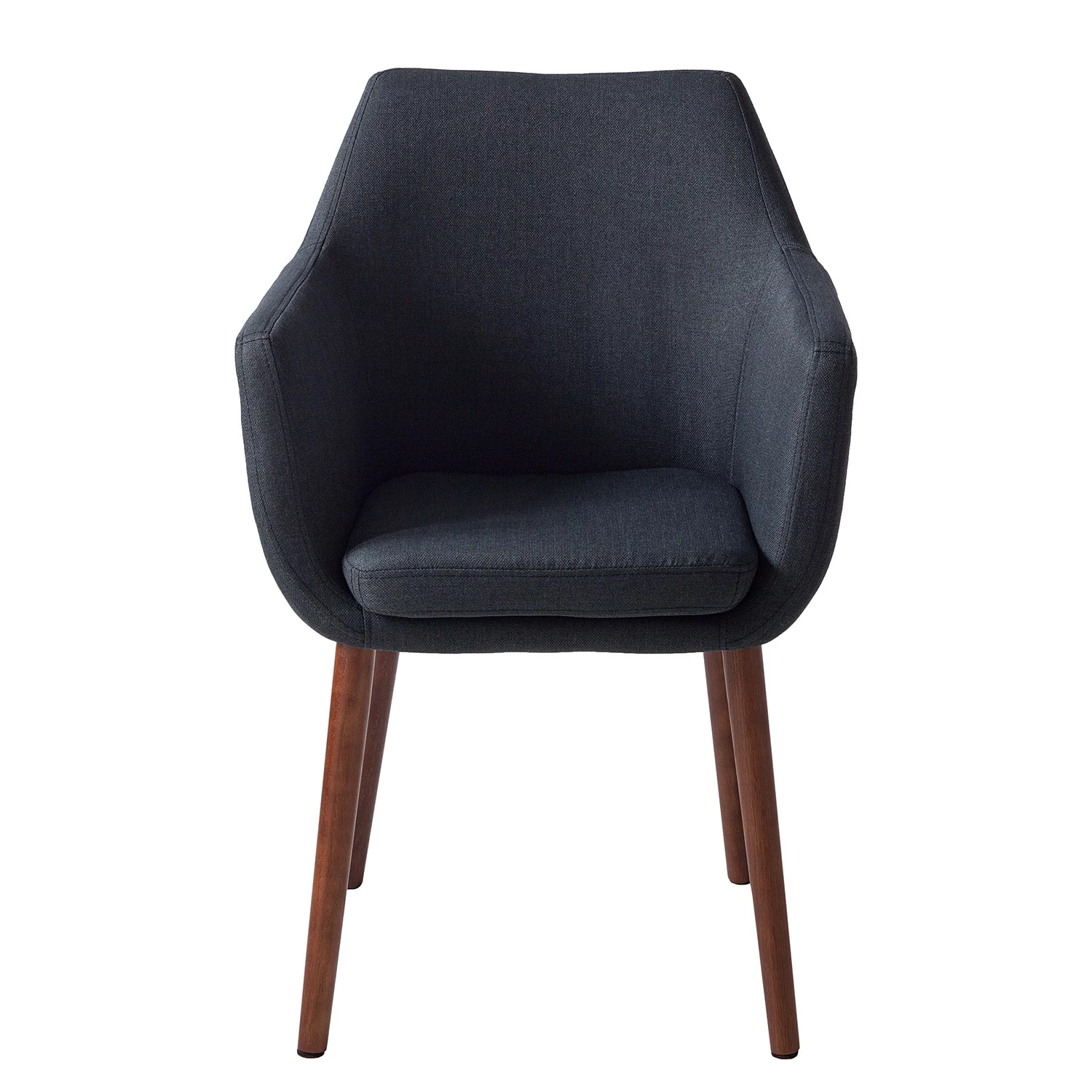 Mørteens Chaises à accoudoirs Nicholas I - Tissu Cors: Anthracite - 1 chaise 2 Mørteens Chaises à accoudoirs Nicholas I - Tissu Cors: Anthracite - 1 chaise – Image 2