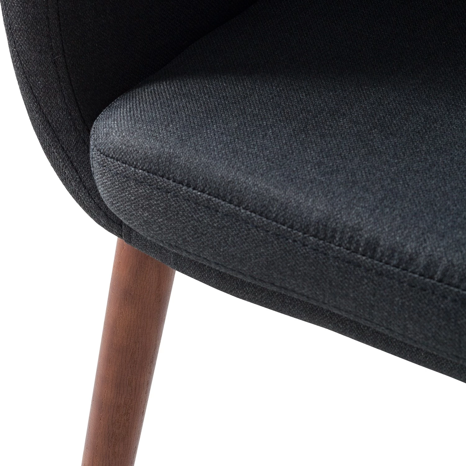 Mørteens Chaises à accoudoirs Nicholas I - Tissu Cors: Anthracite - 1 chaise 7 Mørteens Chaises à accoudoirs Nicholas I - Tissu Cors: Anthracite - 1 chaise – Image 7