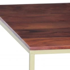 Jack & Alice Table Loga - Acacia massif / Fer - Acacia / Doré -ÉcoMaison Soldes 1000215561 210409 14582500007 DETAILS P000000001000215561