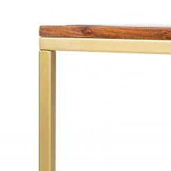 Jack & Alice Table Loga - Acacia massif / Fer - Acacia / Doré -ÉcoMaison Soldes 1000215561 210420 11083200018 DETAILS P000000001000215561