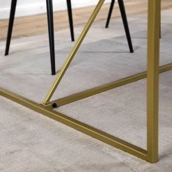 Jack & Alice Table Loga - Acacia massif / Fer - Acacia / Doré -ÉcoMaison Soldes 1000215561 210929 095116000036 DETAILS P000000001000215561