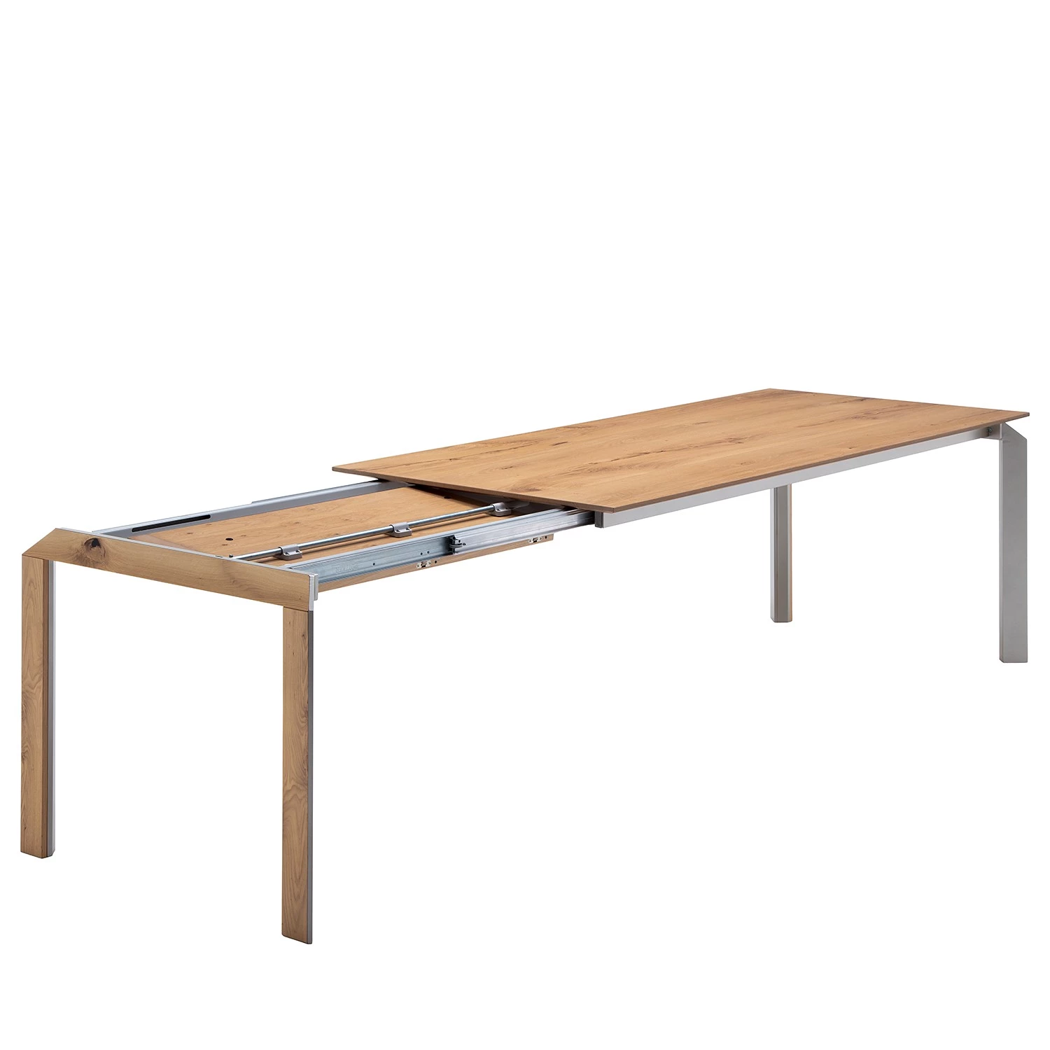 GWINNER Table Millsboro I - Poutres en chêne miel - Largeur : 160 cm - Extensible 4 GWINNER Table Millsboro I - Poutres en chêne miel - Largeur : 160 cm - Extensible – Image 4