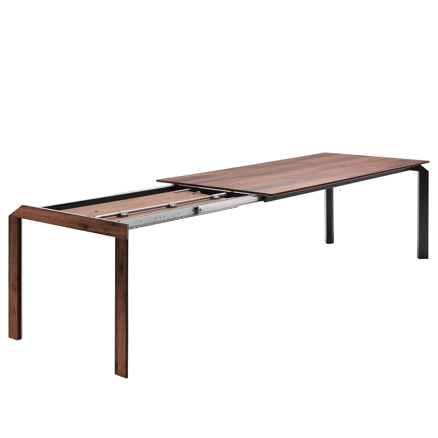 GWINNER Table Millsboro I - Poutres en chêne Terra - Largeur : 180 cm - Extensible 3 GWINNER Table Millsboro I - Poutres en chêne Terra - Largeur : 180 cm - Extensible – Image 3
