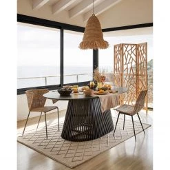 Red Living Chaises Rantin(lot de 2) - Rotin / Acier - Rotin / Noir -ÉcoMaison Soldes 1000216198 200623 13474500275 MOOD DETAILS P000000001000216198 mood