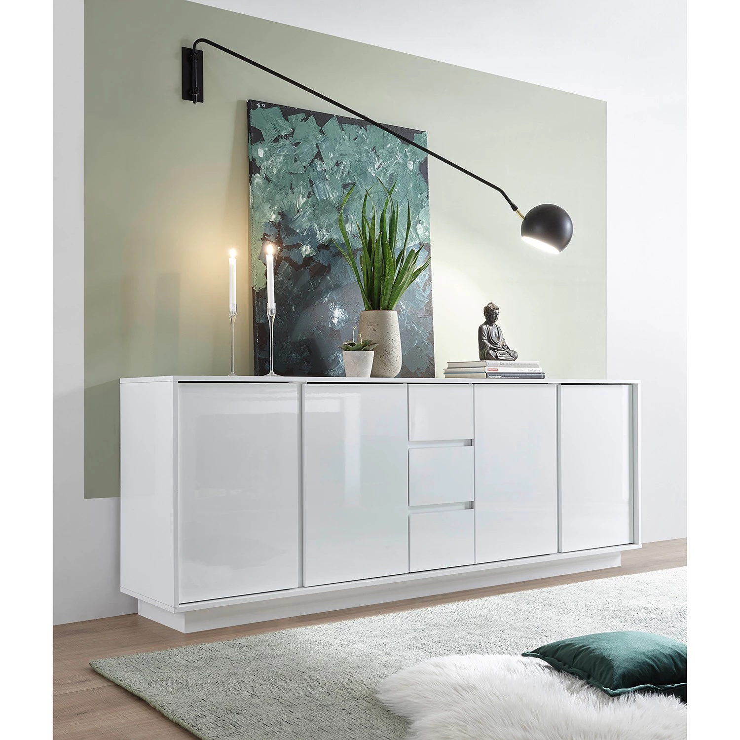LC Spa Enfilade Ice II - Blanc brillant 2 LC Spa Enfilade Ice II - Blanc brillant – Image 2