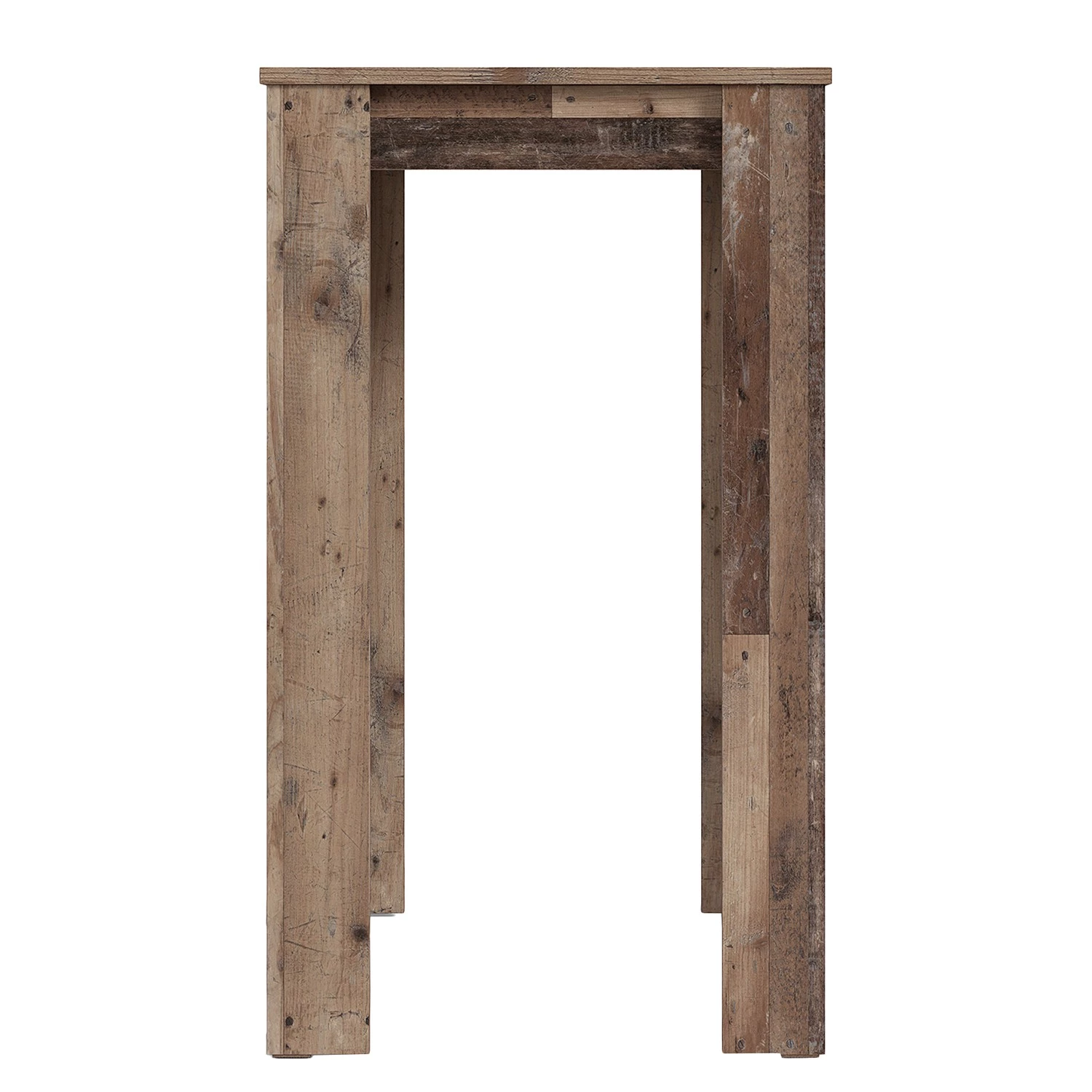 Loftscape Table haute Nordman - Imitation bois recyclé 2 Loftscape Table haute Nordman - Imitation bois recyclé – Image 2