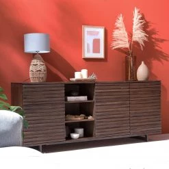 Studio Copenhagen Buffet Kirley III - Acacia massif - Acacia foncé -ÉcoMaison Soldes 1000218057 210420 08100100002 MOOD DETAILS P000000001000218057 mood