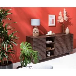 Studio Copenhagen Buffet Kirley III - Acacia massif - Acacia foncé -ÉcoMaison Soldes 1000218057 210420 08100300004 MOOD DETAILS P000000001000218057 mood