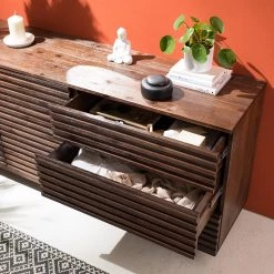 Studio Copenhagen Buffet Kirley I - Acacia massif - Acacia foncé -ÉcoMaison Soldes 1000218062 210608 14180000017 DETAILS P000000001000218062