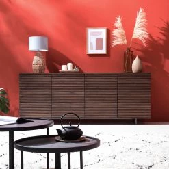 Studio Copenhagen Buffet Kirley II - Acacia massif - Acacia foncé -ÉcoMaison Soldes 1000218073 210420 08100700010 MOOD DETAILS P000000001000218073 mood