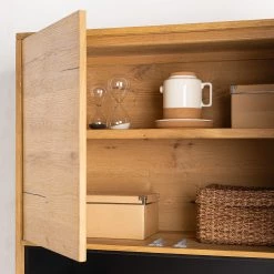 Studio Copenhagen Buffet haut Flox - Placage en bois véritable / Métal -Chêne / Noir 27 Studio Copenhagen Buffet haut Flox - Placage en bois véritable / Métal -Chêne / Noir -ÉcoMaison Soldes 1000218128 211020 14273900050 DETAILS P000000001000218128