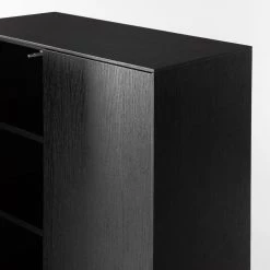 Studio Copenhagen Buffet haut Dowland - Placage en bois véritable - Chêne / Noir -ÉcoMaison Soldes 1000218356 210303 06480100008 DETAILS P000000001000218356