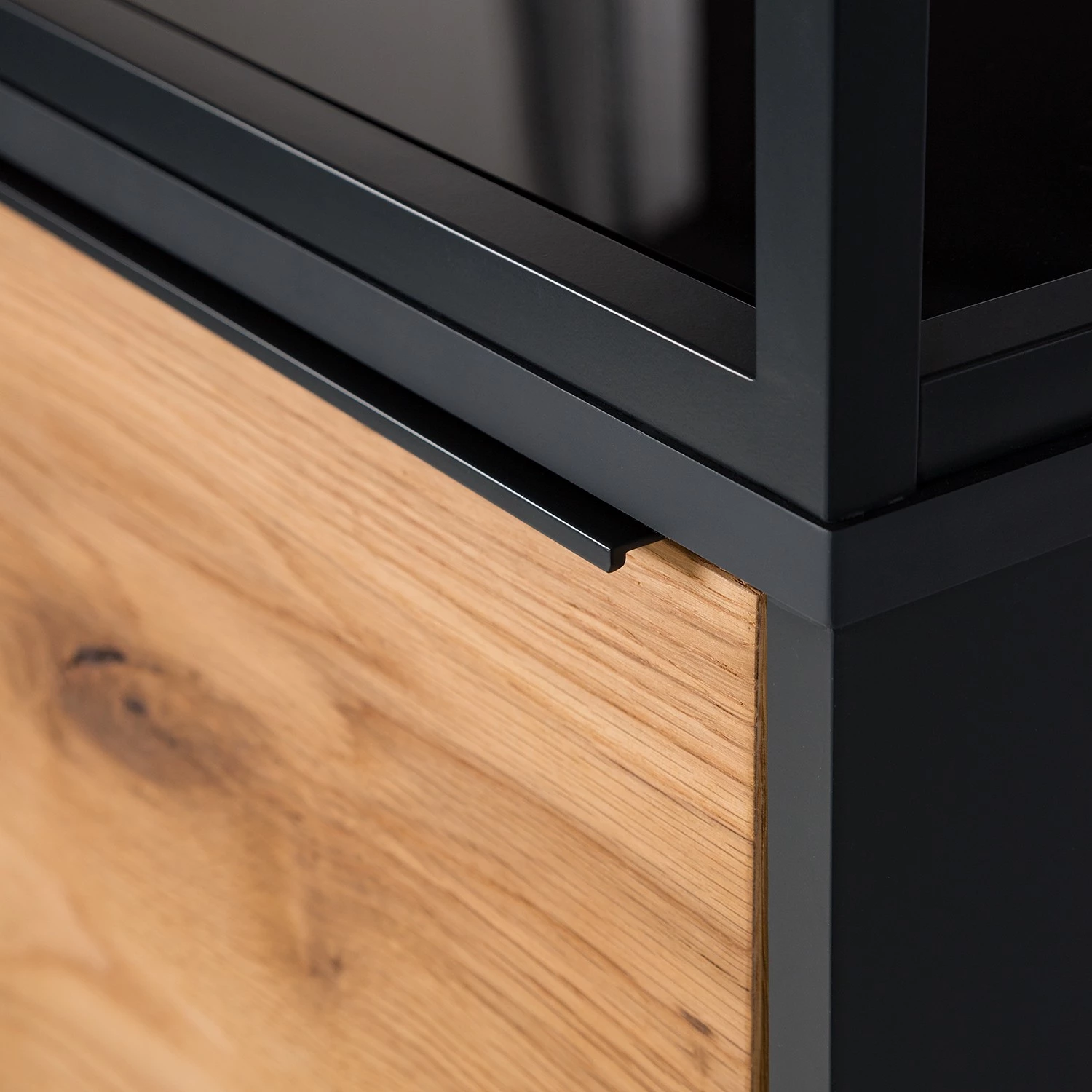 Red Living Armoire Barview II - Placage en chêne - Chêne / Anthracite 10 Red Living Armoire Barview II - Placage en chêne - Chêne / Anthracite – Image 10