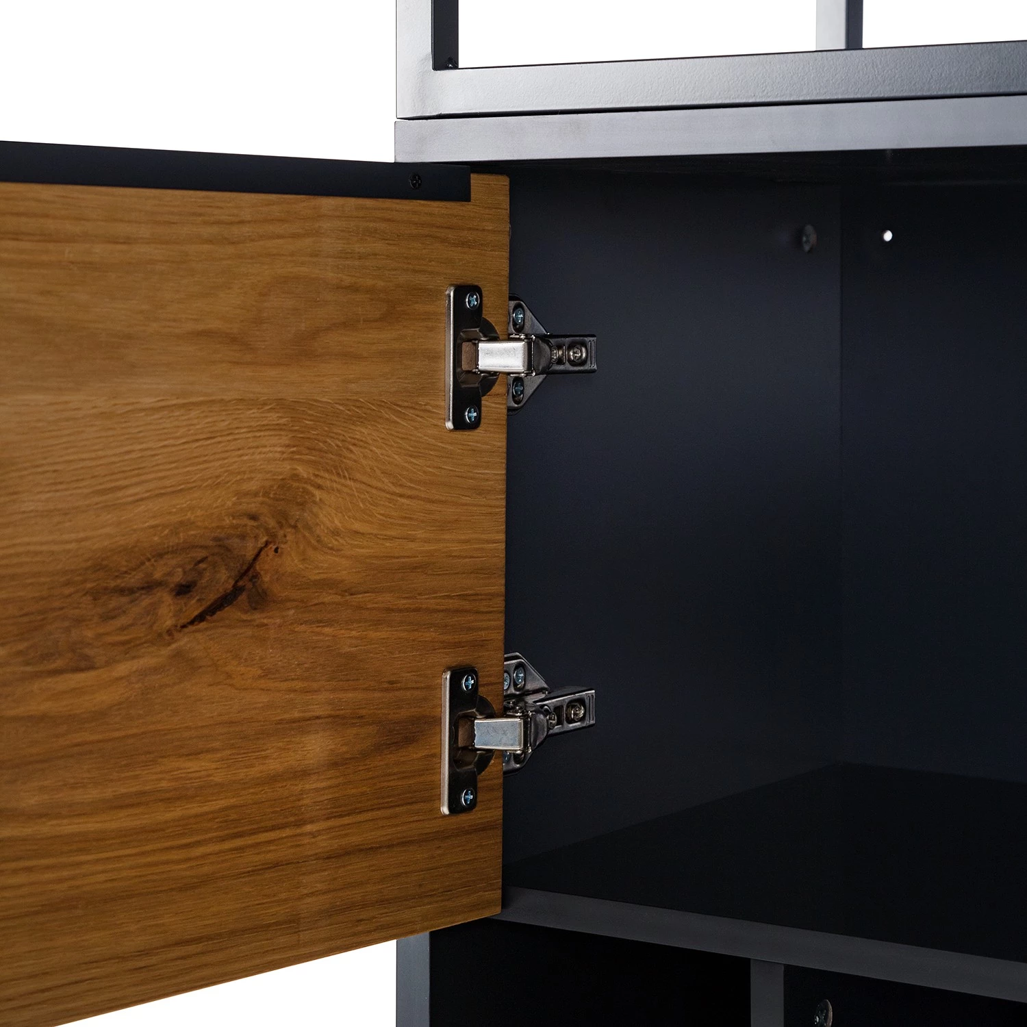 Red Living Armoire Barview II - Placage en chêne - Chêne / Anthracite 11 Red Living Armoire Barview II - Placage en chêne - Chêne / Anthracite – Image 11