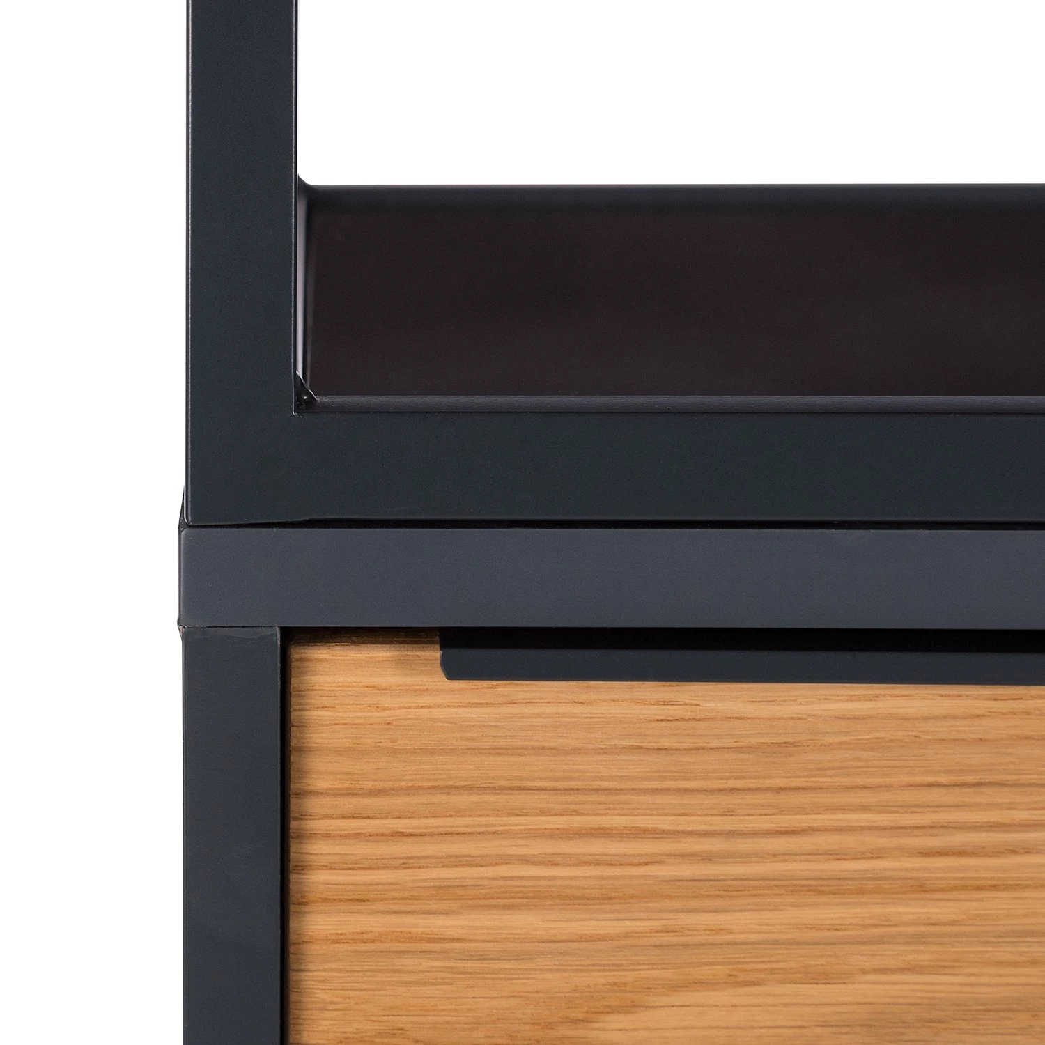 Red Living Armoire Barview II - Placage en chêne - Chêne / Anthracite 14 Red Living Armoire Barview II - Placage en chêne - Chêne / Anthracite – Image 14