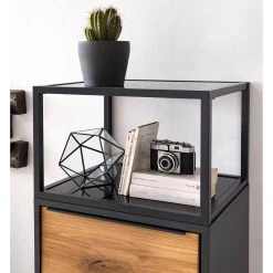 Red Living Armoire Barview II - Placage en chêne - Chêne / Anthracite 38 Red Living Armoire Barview II - Placage en chêne - Chêne / Anthracite -ÉcoMaison Soldes 1000218359 210413 12575100003 DETAILS P000000001000218359