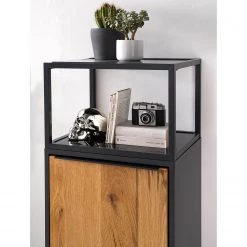 Red Living Armoire Barview I - Placage en chêne - Chêne / Anthracite -ÉcoMaison Soldes 1000218361 210413 12581100018 DETAILS P000000001000218361