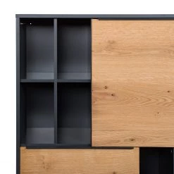 Red Living Buffet haut Barview - Placage en chêne - Chêne / Anthracite 44 Red Living Buffet haut Barview - Placage en chêne - Chêne / Anthracite -ÉcoMaison Soldes 1000218365 210319 11334900030 DETAILS P000000001000218365