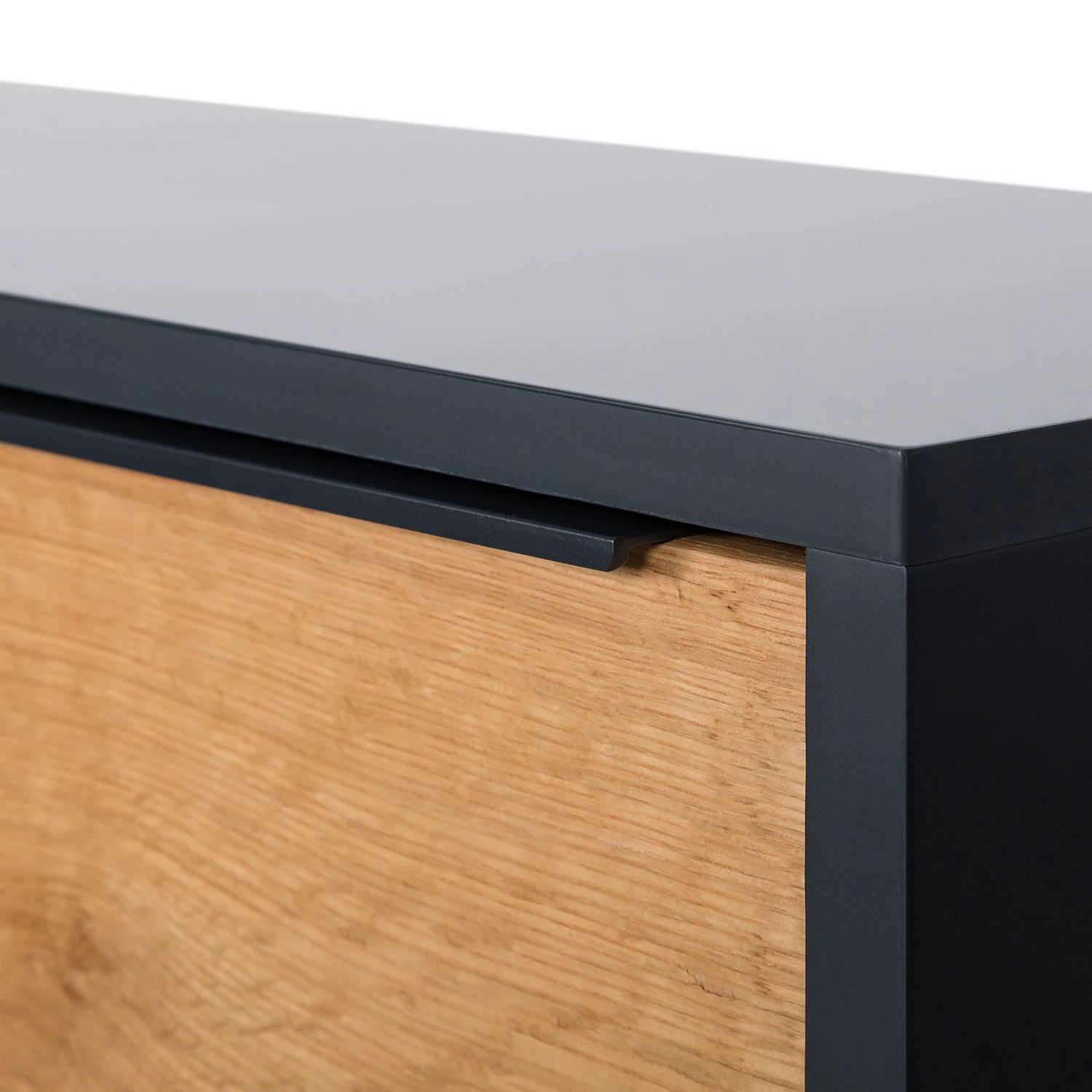 Red Living Buffet haut Barview - Placage en chêne - Chêne / Anthracite 20 Red Living Buffet haut Barview - Placage en chêne - Chêne / Anthracite – Image 20