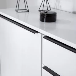 Fredriks Buffet White Hall II - Blanc mat / Noir -ÉcoMaison Soldes 1000218367 210521 08364800006 DETAILS P000000001000218367