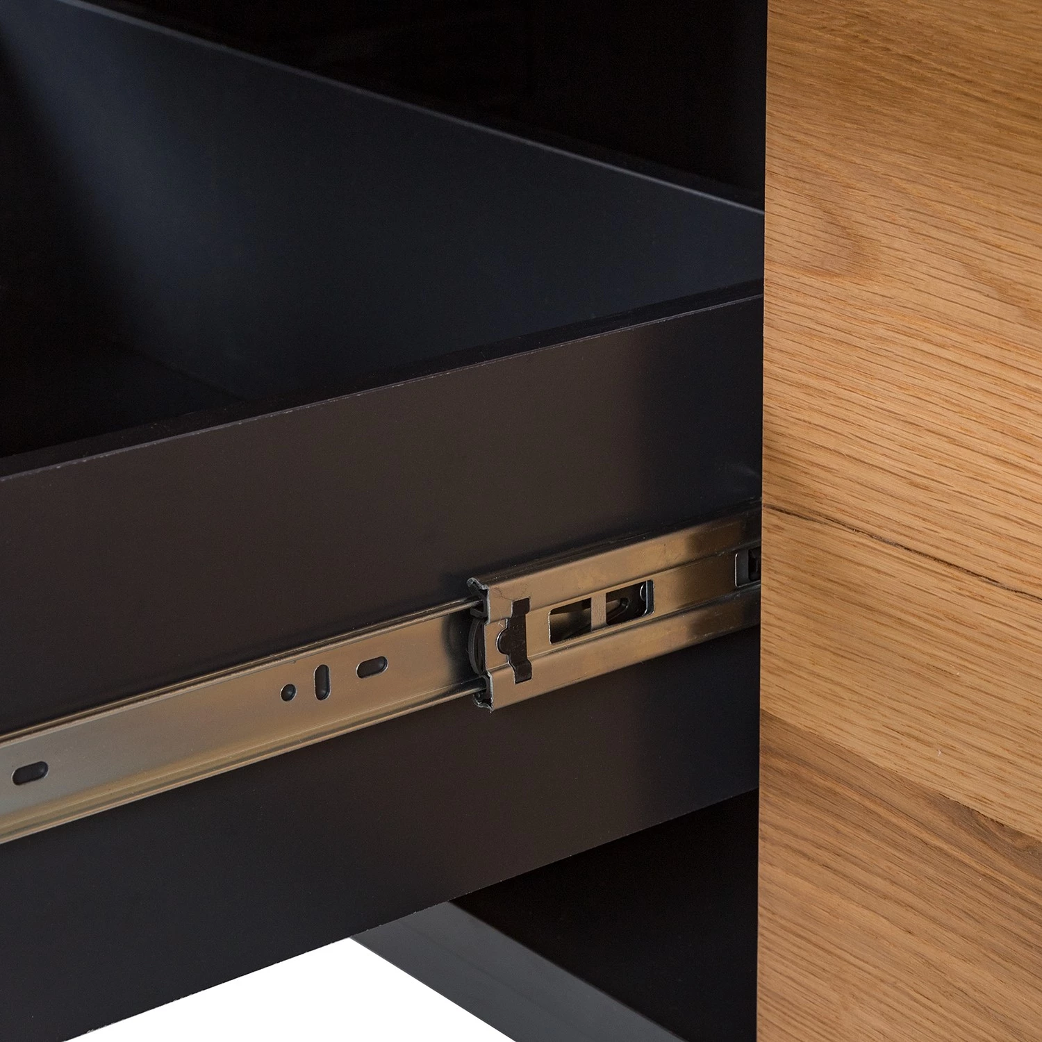 Red Living Buffet Barview I - Placage en chêne - Chêne / Anthracite 16 Red Living Buffet Barview I - Placage en chêne - Chêne / Anthracite – Image 16