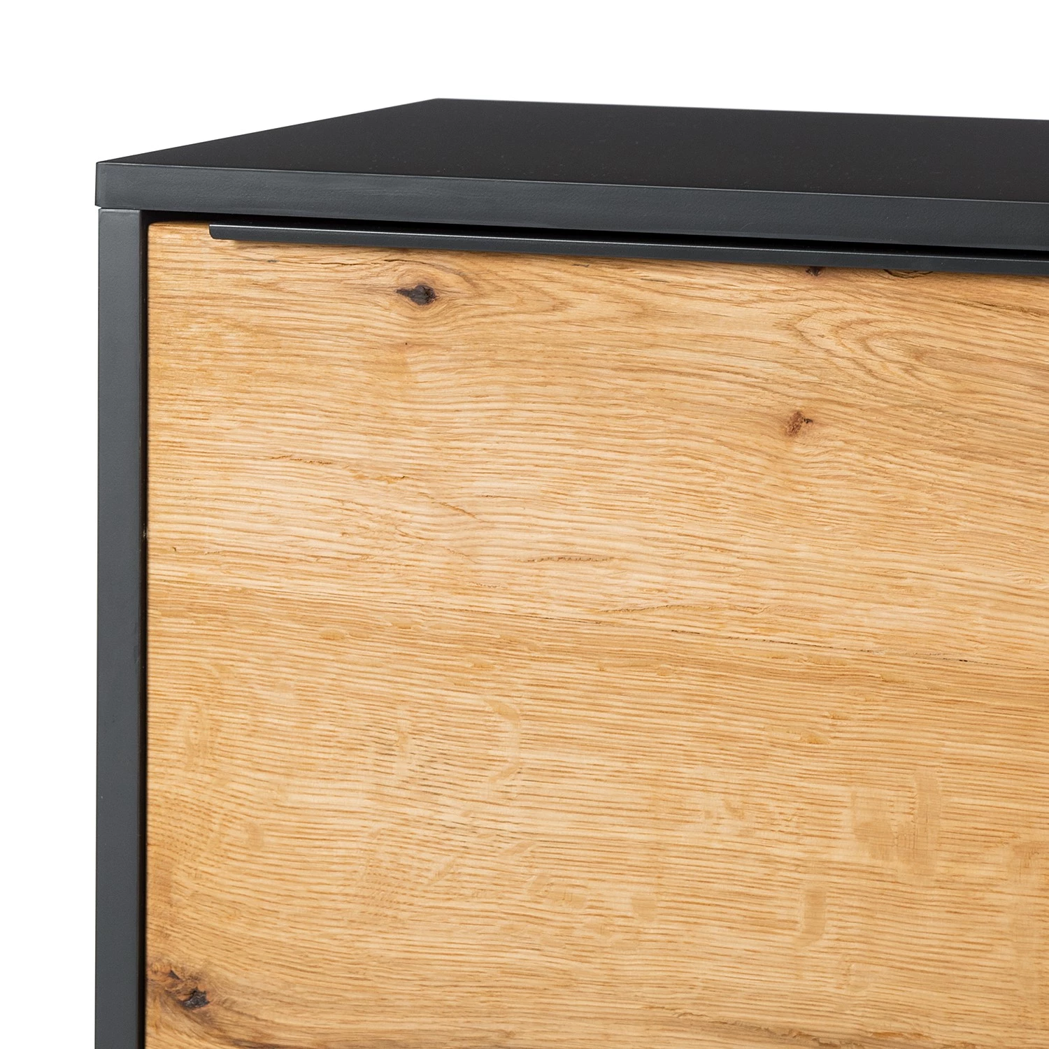 Red Living Buffet Barview I - Placage en chêne - Chêne / Anthracite 18 Red Living Buffet Barview I - Placage en chêne - Chêne / Anthracite – Image 18