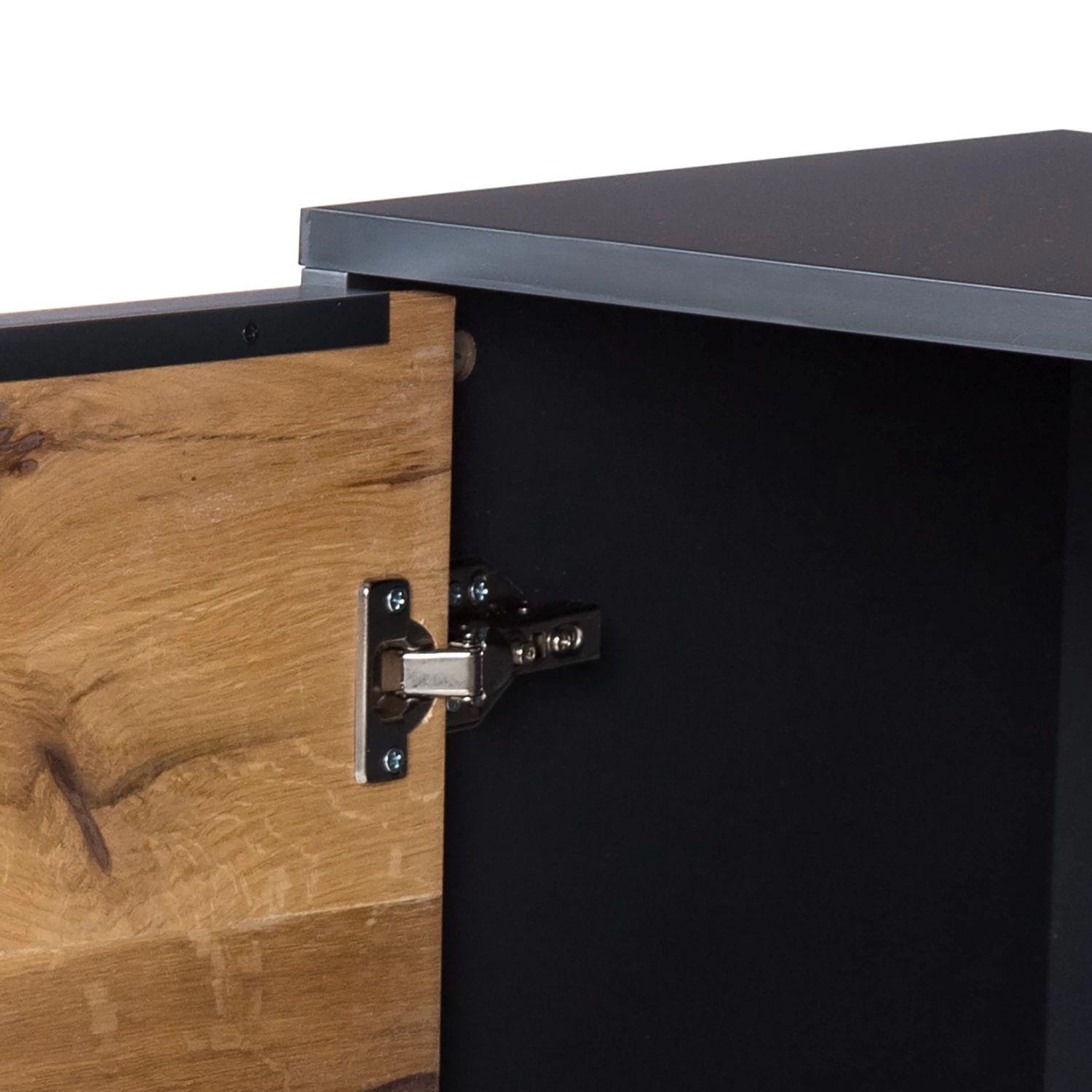 Red Living Buffet Barview I - Placage en chêne - Chêne / Anthracite 19 Red Living Buffet Barview I - Placage en chêne - Chêne / Anthracite – Image 19