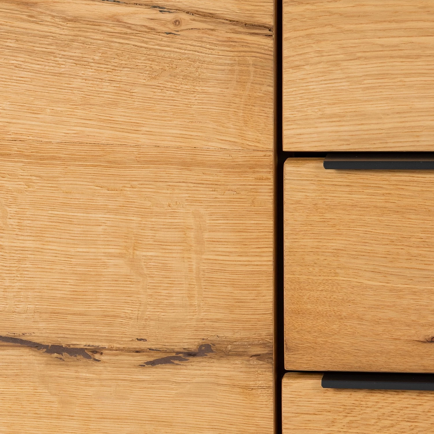 Red Living Buffet Barview I - Placage en chêne - Chêne / Anthracite 22 Red Living Buffet Barview I - Placage en chêne - Chêne / Anthracite – Image 22