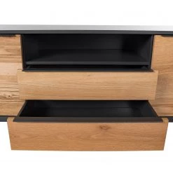 Red Living Buffet Barview II - Placage en chêne - Chêne / Anthracite -ÉcoMaison Soldes 1000218373 210303 09075300005 DETAILS P000000001000218373