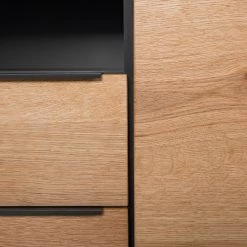 Red Living Buffet Barview II - Placage en chêne - Chêne / Anthracite -ÉcoMaison Soldes 1000218373 210303 09075500007 DETAILS P000000001000218373