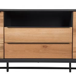 Red Living Buffet Barview II - Placage en chêne - Chêne / Anthracite -ÉcoMaison Soldes 1000218373 210303 09075900009 DETAILS P000000001000218373