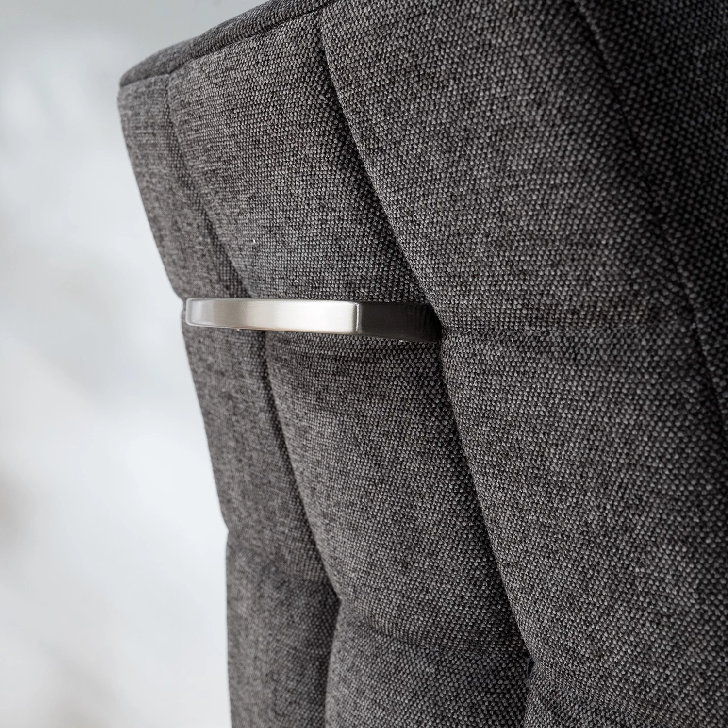 Ars manufacti Chaises cantilever Stawley I (lot de 2) - Tissage à plat / Acier inoxydable - Gris foncé / Acier inoxydable 11 Ars manufacti Chaises cantilever Stawley I (lot de 2) - Tissage à plat / Acier inoxydable - Gris foncé / Acier inoxydable – Image 11