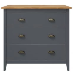 Maison Belfort Commode Rivery III - Pin massif - Anthracite 7 Maison Belfort Commode Rivery III - Pin massif - Anthracite -ÉcoMaison Soldes 1000218438 210128 06171200038 DETAILS P000000001000218438