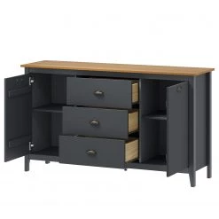 Maison Belfort Buffet Rivery III - Pin massif - Anthracite 6 Maison Belfort Buffet Rivery III - Pin massif - Anthracite -ÉcoMaison Soldes 1000218440 210128 06174800047 DETAILS P000000001000218440