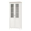Maison Belfort Vitrine Rivery I - Pin massif - Blanc