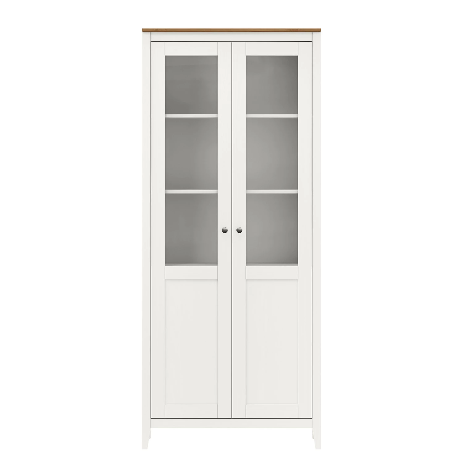 Maison Belfort Vitrine Rivery I - Pin massif - Blanc 3 Maison Belfort Vitrine Rivery I - Pin massif - Blanc – Image 3