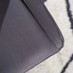 Fredriks Chaises cantilever Nadros (lot de 2) - Microfibre / Métal - Gris vintage / Noir mat -ÉcoMaison Soldes 1000218451 220330 031 DETAILS P000000001000218451