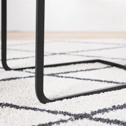 Fredriks Chaises cantilever Nadros (lot de 2) - Microfibre / Métal - Gris vintage / Noir mat -ÉcoMaison Soldes 1000218451 220330 033 DETAILS P000000001000218451