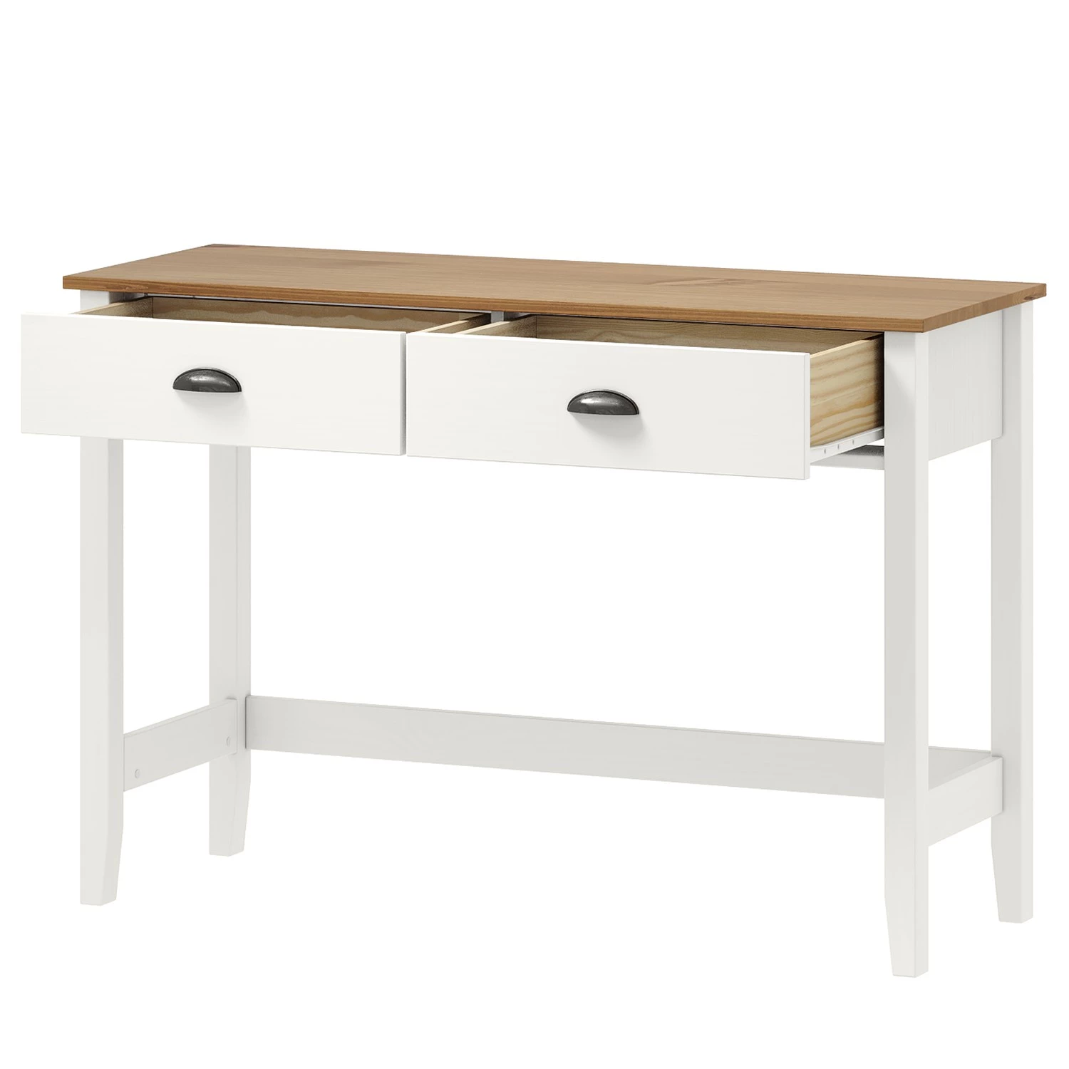 Maison Belfort Console Rivery - Pin massif - Blanc 2 Maison Belfort Console Rivery - Pin massif - Blanc – Image 2
