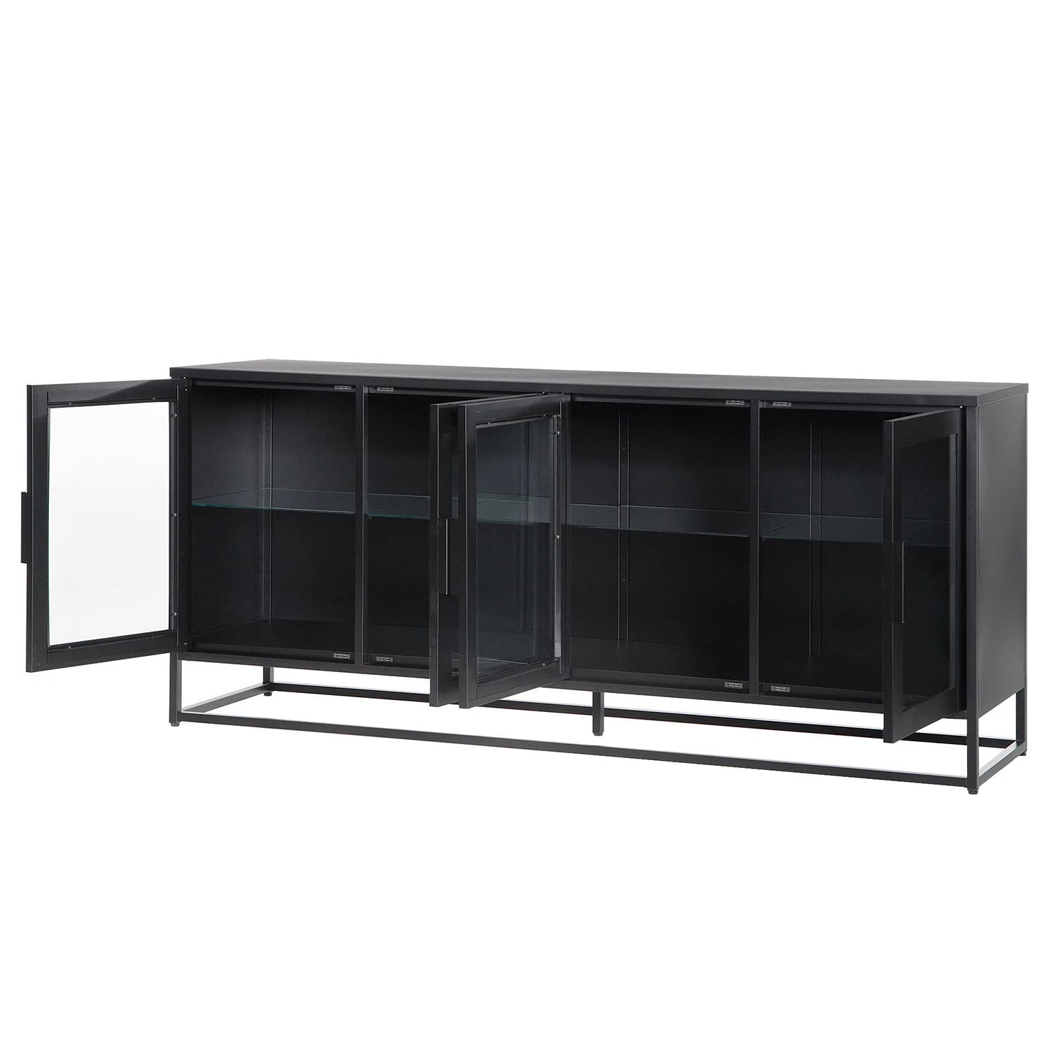 Ars manufacti Buffet Kayys - Verre / Métal - Noir 12 Ars manufacti Buffet Kayys - Verre / Métal - Noir – Image 12