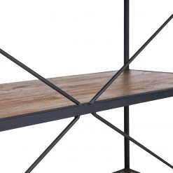 Ars manufacti Étagère Grasby I - Pin recyclé / Métal - Pin foncé / Noir -ÉcoMaison Soldes 1000219219 220303 045 DETAILS P000000001000219219