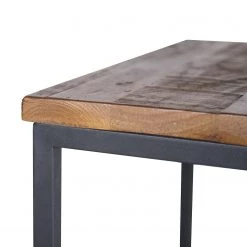 Ars manufacti Chaises de bar Grasby (lot de 2) - Pin recyclé / Métal - Pin foncé / Noir -ÉcoMaison Soldes 1000219221 220303 055 DETAILS P000000001000219221