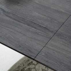 Ars manufacti Table Mannford - Imitation chêne de tourbière / Noir mat - Largeur : 140 cm -ÉcoMaison Soldes 1000219290 210312 14234800013 DETAILS P000000001000219290