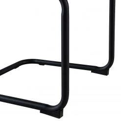 Ars manufacti Chaises cantilever Dalcross (lot de 2) - Microfibre / Métal - Marron -ÉcoMaison Soldes 1000219292 210125 09554100006 DETAILS P000000001000219292